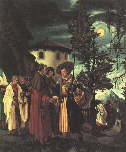 Albrecht Altdorfer The Departure of Saint Florian